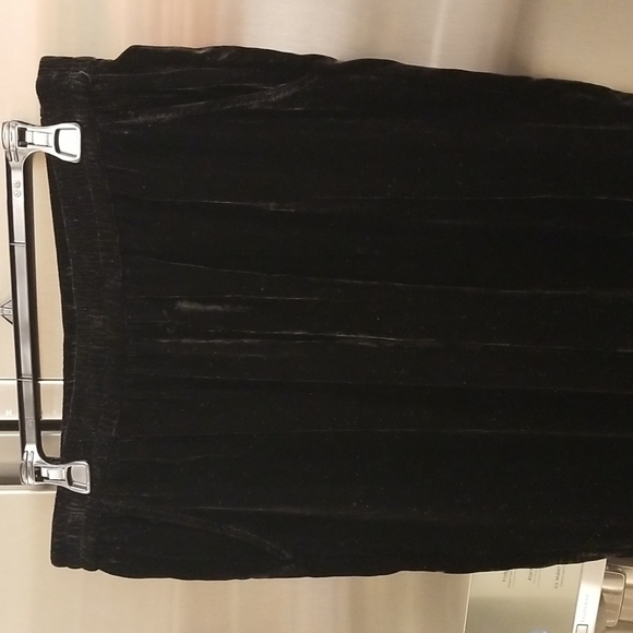 💕ELIE TAHARI💕 The Veronica Velvet Wide-Leg Pants ~ Noir Black Large L NWT - Picture 13 of 16